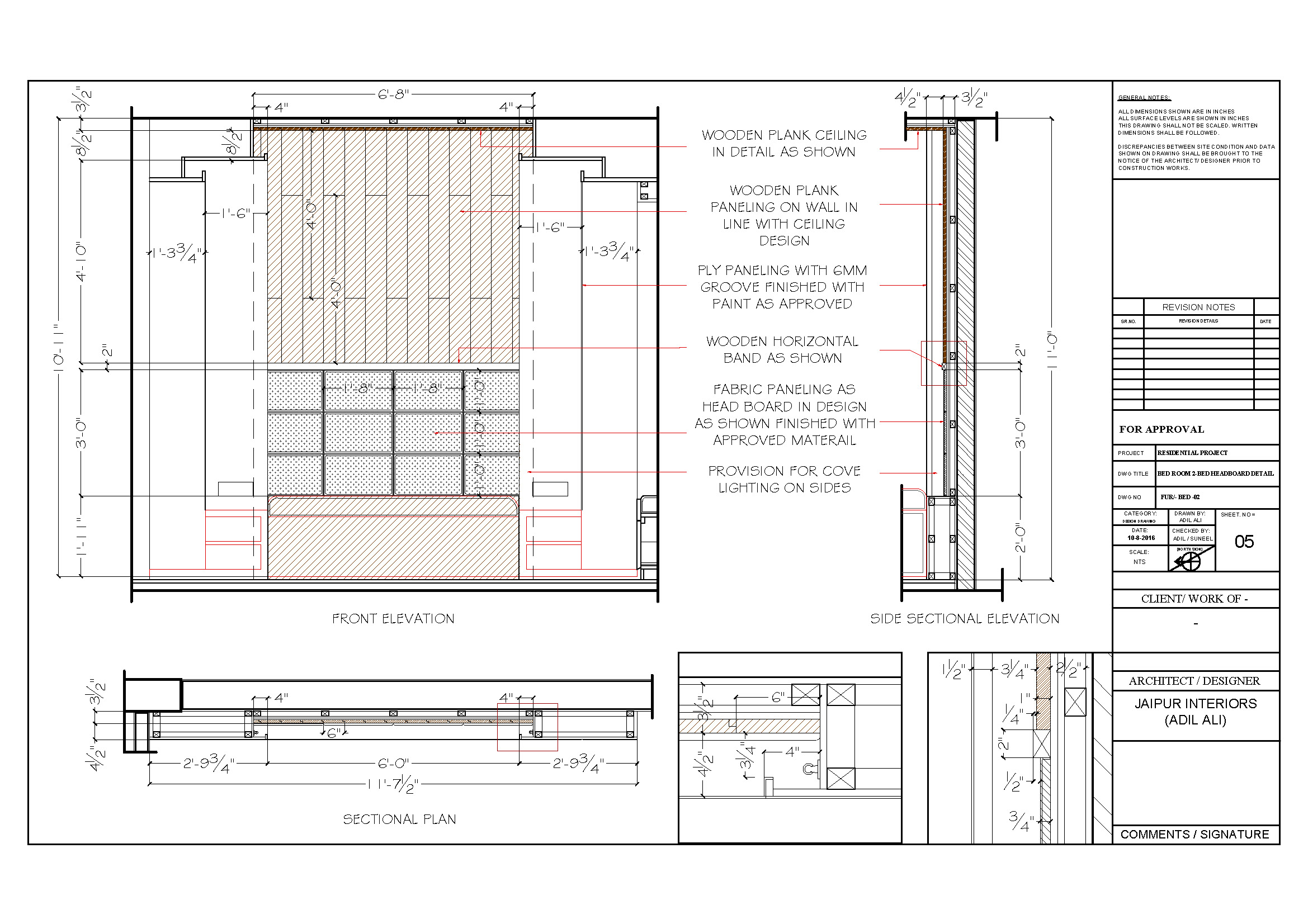 Jaipur Interiors - Architectural Drafting